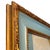 Contemporary Abstract Oil Painting in Vintage Blue Painted Frame For Sale In New York - Image 6 of 6