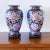 Metal Late 19th Century Chinese Cloisonné Vase of Peonies and Butterflies on Black of Pink Blue Purple Enamel and Brass - a Pair For Sale - Image 7 of 7