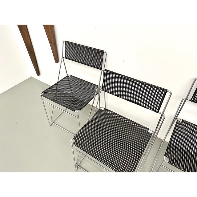 Nuova X-Line Chairs by Niels Jørgen Haugesen, 1977, Set of 6 For Sale - Image 10 of 18