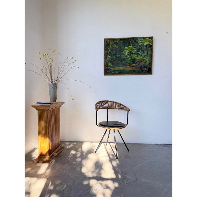 Rattan Chair from Dirk Van Sliedregt, 1950s For Sale - Image 4 of 18