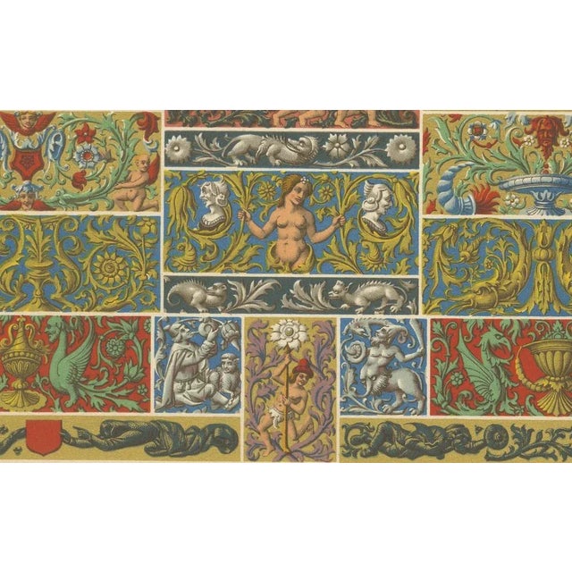 Durin after Albert Racinet, LI of L’Ornement Polychrome, 1869, Paper For Sale - Image 3 of 10