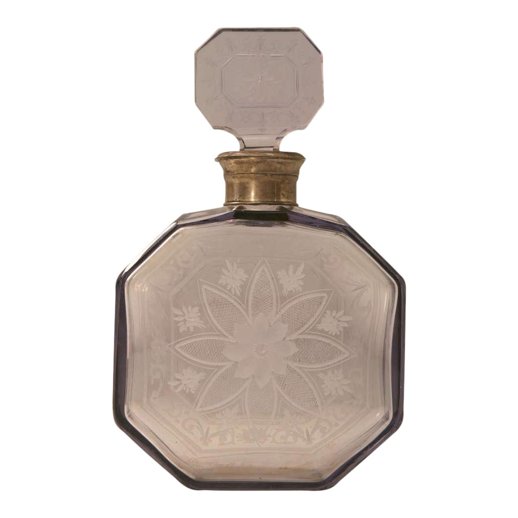 Antique French Engraved Perfume Decanter Chairish