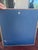 Workaday Handmade Mid Century Maple Wood Shadow Box With Double Locks and Blue Velvet Insert - 20"h X 18"w For Sale - Image 4 of 4