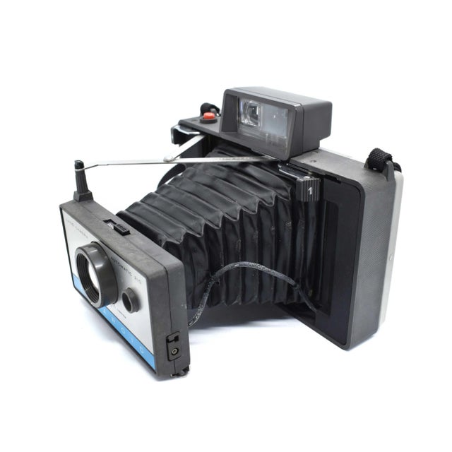 Polaroid Corporation Polaroid Automatic Land Pack-Film Model 210 Camera With Clamshell Cover For Sale - Image 4 of 9
