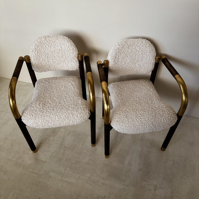Brutalist Sass Armchairs from Idea, 1988, Set of 4 For Sale - Image 6 of 12
