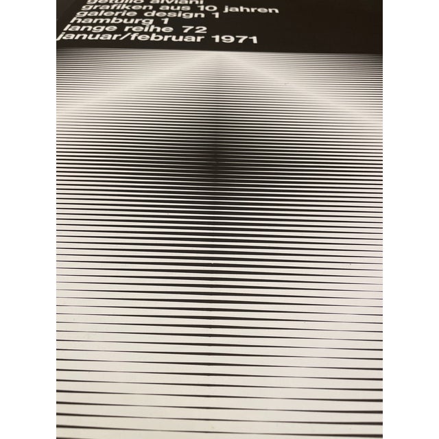 Antonio Calderara, Galerie Design 1 Exhibition Poster, 1971, Silkscreen For Sale - Image 4 of 5