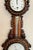 Antique Victorian Carved Walnut Banjo Clock Barometer, 1880 For Sale - Image 4 of 9
