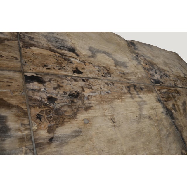Andrianna Shamaris Petrified Wood Table For Sale - Image 14 of 18