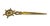Charming vintage brass letter opener featuring a nautical ship’s wheel motif with a twisted rope detail at the neck. Solid...
