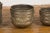 Mid 20th Century Vintage Indian Nested Silver over Brass Vessels with Repoussé Floral Décor - Set of 3 For Sale - Image 5 of 13