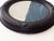 Blue "Porthole" Abstract Art in Oval Antique Frame, Small Seascape Painting Transitional Wall Art by JTS For Sale - Image 8 of 10
