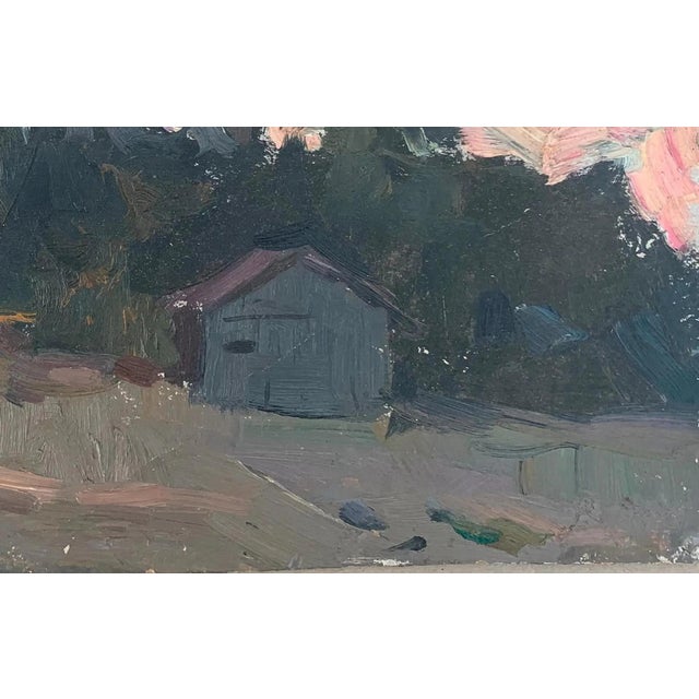 Ukrainian Impressionism Oil Painting, Rural Landscape, 1960s 23-36 For Sale - Image 6 of 6