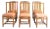 Vintage Bamboo Chairs with Peach-Colored Upholstered Seats, Set of 6 For Sale