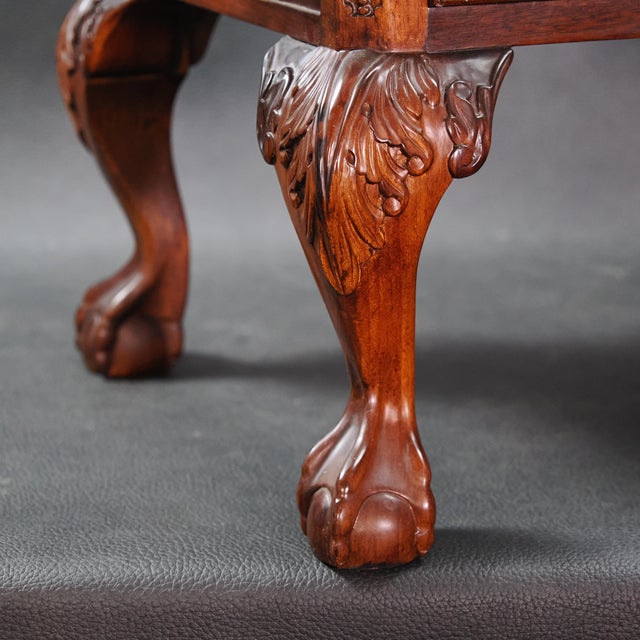 Vintage Miniature Salesman Sample Mahogany Writing Desk For Sale - Image 11 of 16