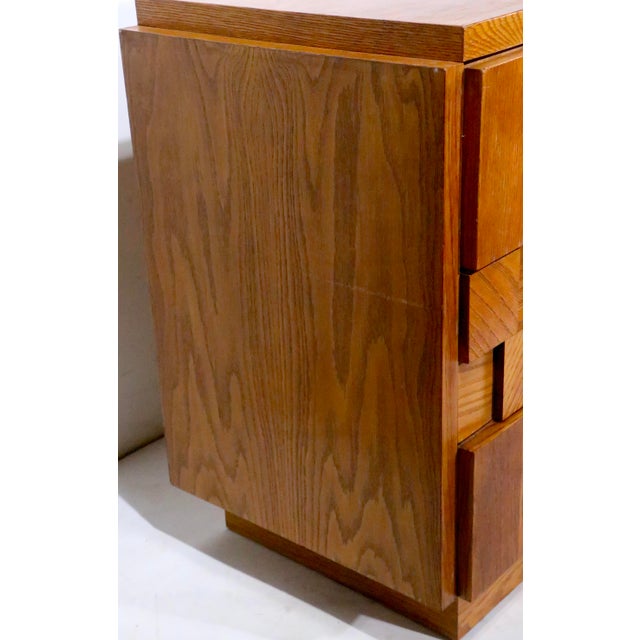 Brutalist Lane Staccato Block Front Nine Drawer Dresser C. 1970's For Sale - Image 13 of 17
