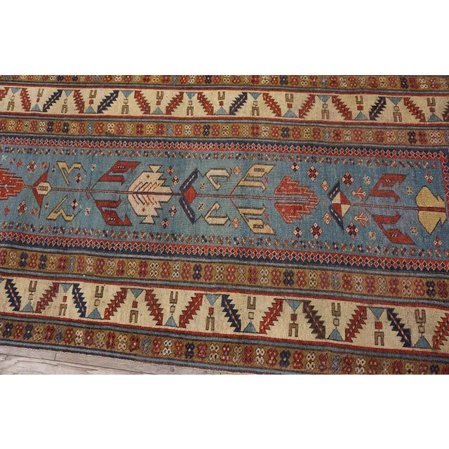 Mid 19th Century Caucasian Shirvan Carpet ( 3' x 9' - 91 x 274 ) For Sale In New York - Image 6 of 12