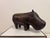 Dimitri Omersa Vintage Leather Hippo by Dimitri Omersa for Liberty and Abercrombie and Fitch, 1970s For Sale - Image 4 of 18