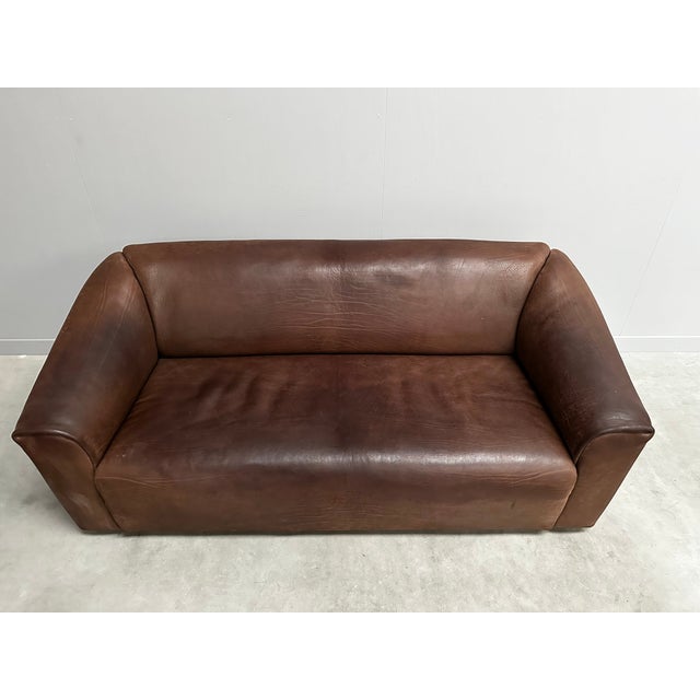 Animal Skin DS47 3-Seater Sofas in Leather from de Sede, 1970s, Set of 2 For Sale - Image 7 of 18