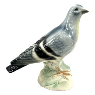Mid-Century Ceramic Pigeon Figurine from Cortendorf, West Germany, 1950s-1960s For Sale