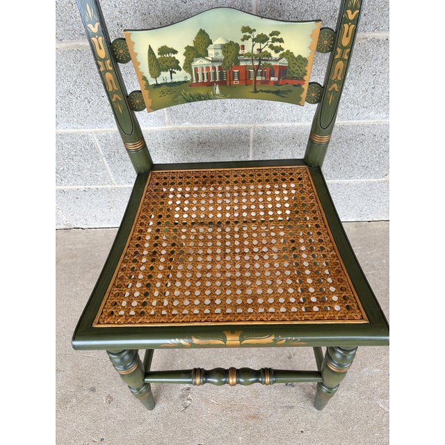 Hitchcock (B) - Hitchcock Limited Edition Thomas Jefferson's Monticello Chair For Sale - Image 4 of 11