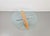 Wood Postmodern Cross Leg Coffee Table in Wood, Stainless Steel and Glass, Italy, 1990s For Sale - Image 7 of 8
