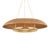 Hudson Valley Lighting Oaklyn 48 in. 6 Light Chandelier in Vintage Gold Leaf Finish For Sale