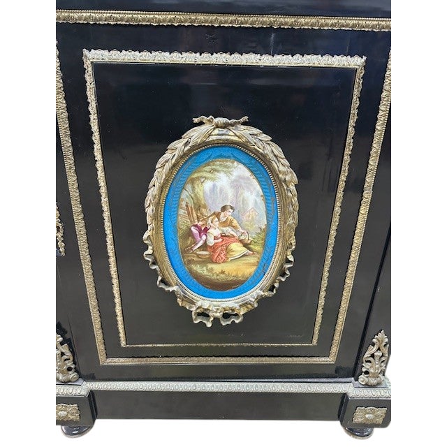 Bronze French Pier Cabinet For Sale - Image 8 of 12