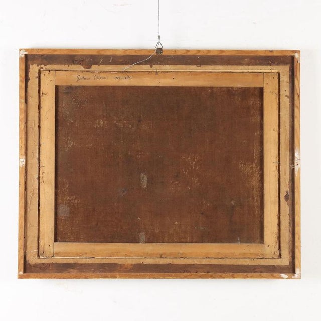 Architectural Caprice with Figures, Late 1700s, Oil on Canvas For Sale - Image 12 of 14