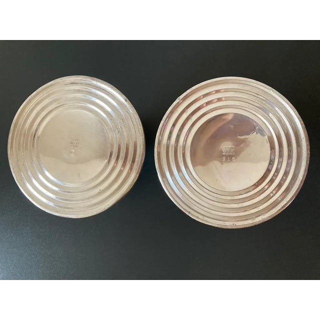 Early 20th Century American Sterling Silver Candle Holders by M Fred Hirsch Co- a Pair For Sale - Image 4 of 12