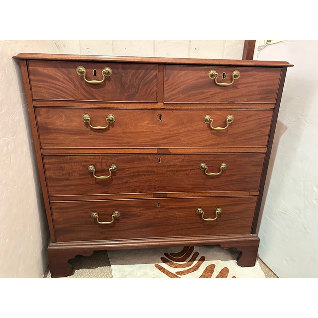 18th Century Mahogany 5 Drawer Chest of Drawers For Sale - Image 14 of 14
