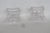 Transparent Lead Crystal 3 Tiered Star Shaped Candle Stick Holders Pair of Two 4830b For Sale - Image 8 of 14