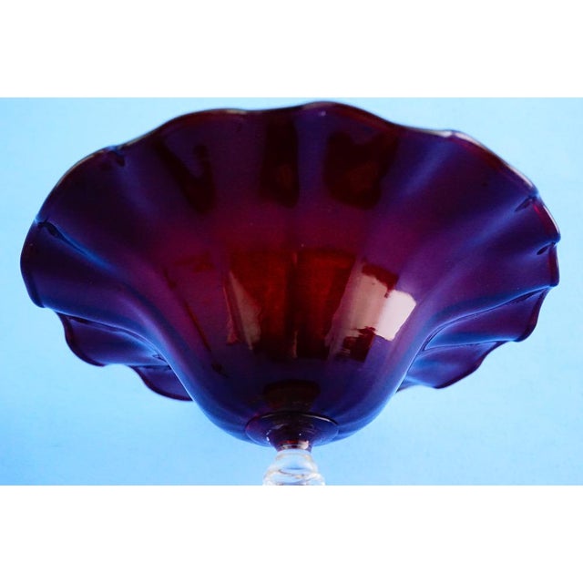 Vintage Tipetto Veneziano Stand in Murano Glass from Salviati & C., 1950s For Sale - Image 13 of 18