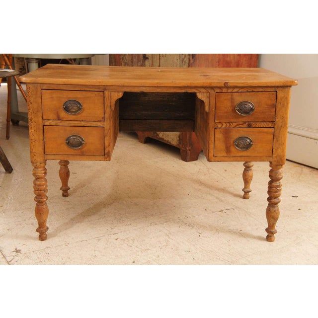 French Provincial French Provincial Pine Desk For Sale - Image 3 of 11