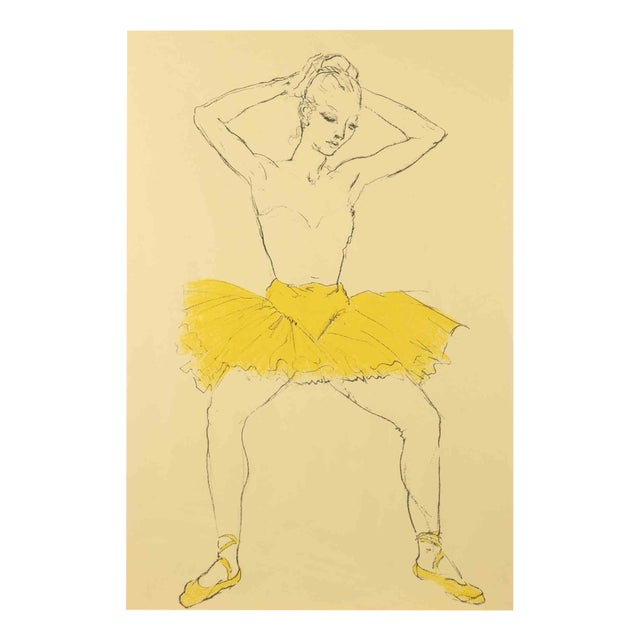 Francesco Messina, Dancer, Lithograph, Mid-20th Century For Sale