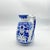 Handmade Ceramic Pitcher Vase (20cm) Royal Cobalt Blue and White Palace Garden For Sale - Image 10 of 11
