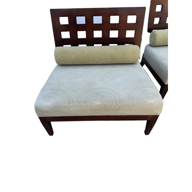 Vintage Custom Pair of Lounge Chairs by Royal Custom Designs Late 20th Century For Sale - Image 4 of 9