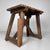 Vintage Japanese Wooden Stool, 1920s For Sale - Image 10 of 12
