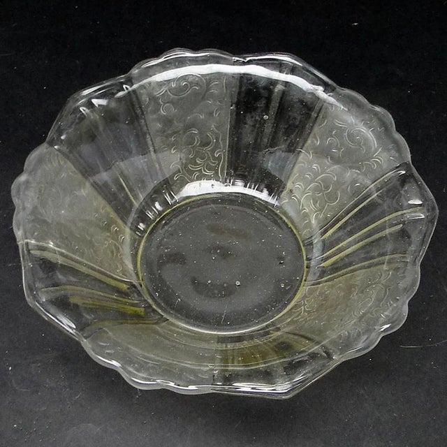 1930s Art Deco Bowl attributed to Krosno Glassworks For Sale - Image 5 of 6