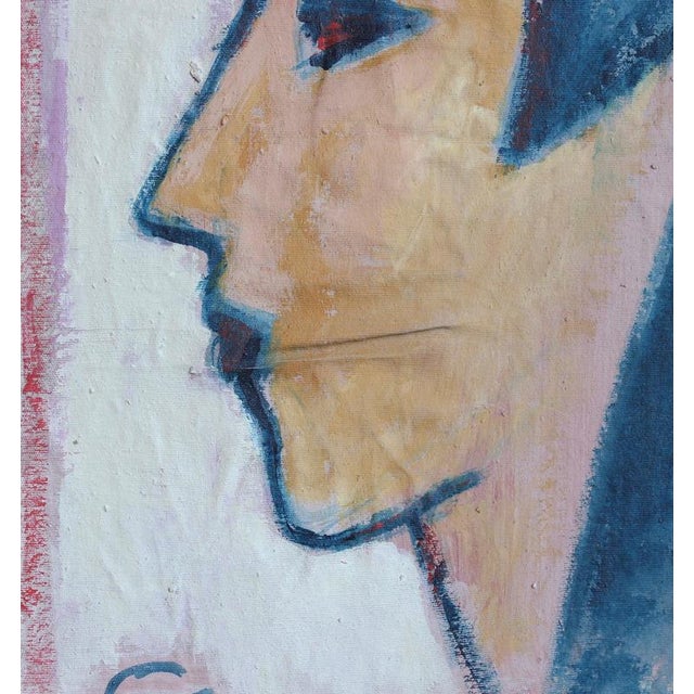 Hidden Portraits VI, 1980s, Acrylic on Canvas, Framed For Sale - Image 7 of 11