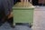 Vintage American Country Farmhouse Green Painted Chic Pine Blanket Chest Trunk For Sale - Image 11 of 18