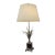 Mid-Century Modern Table Lamp with Organic Leaves Decoration, Italy, 1960s For Sale - Image 3 of 7