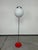Red Mid-Century Modern Glass Floor Lamp, 1970s For Sale - Image 8 of 11