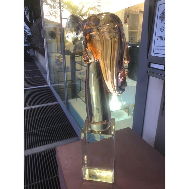 Modigliani head for LA MURRINA Signed by Maker