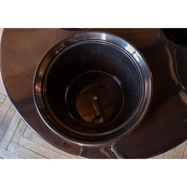 Black Fiberglass Fioriera Side Table from B&b Italia / C&b Italia, 1966 For Sale - Image 9 of 18