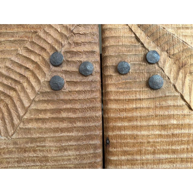 Andrianna Shamaris Century Old Shutters Headboard or Coffee Table Top For Sale - Image 4 of 18