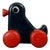 Mid-Century Modern Children Wooden Duck Toy from Brio, Sweden, 1960s For Sale