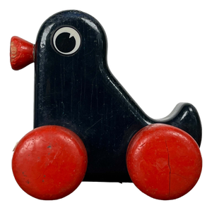 Mid-Century Modern Children Wooden Duck Toy from Brio, Sweden, 1960s