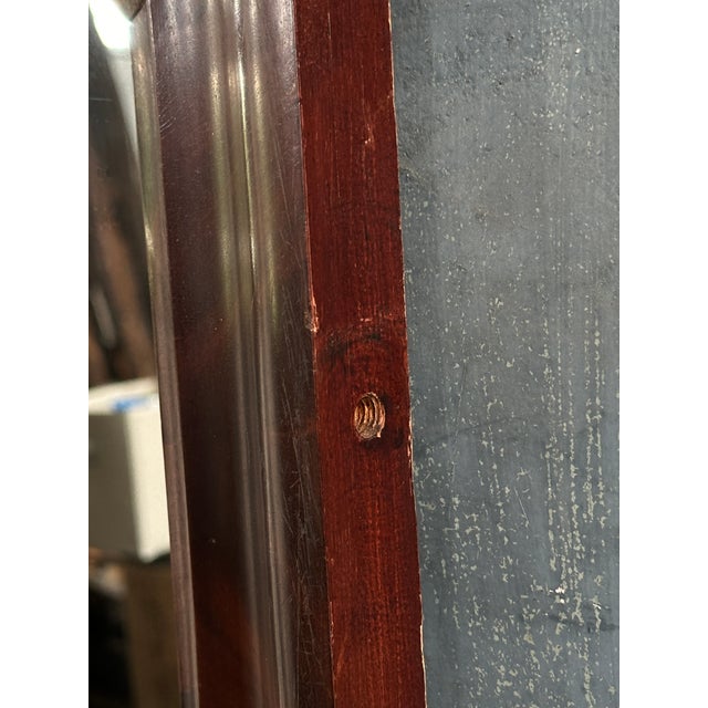 Late 19th Century Late 19th Century Geometric American Empire Vanity Mirror For Sale - Image 5 of 6