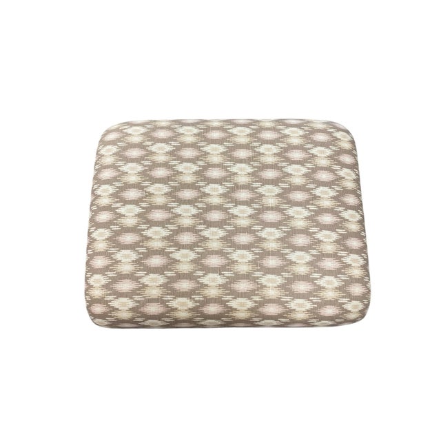 1980s Boho Soufflé Pouff Ottoman For Sale In Chicago - Image 6 of 8