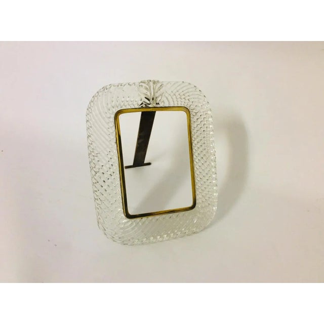 Vintage Murano Glass Photo Frame, 1940s Chairish